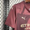 Camiseta tercera equipación Manchester city manga.