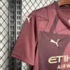 Camiseta tercera equipación Manchester city manga.