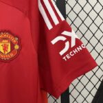 Camiseta version fan manchester united 2024-2025 manga