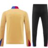 Chandal FC Barcelona beige dorso 2024