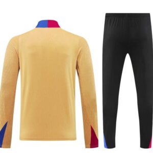 Chandal FC Barcelona beige dorso 2024