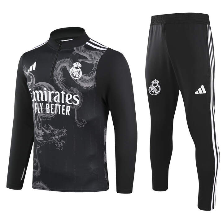 Chandal Real Madrid Negro 24/25 Chandal Real Madrid Negro 24/25