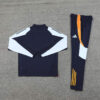 Chandal Real Madrid negro y blanco dorsal 2024-25