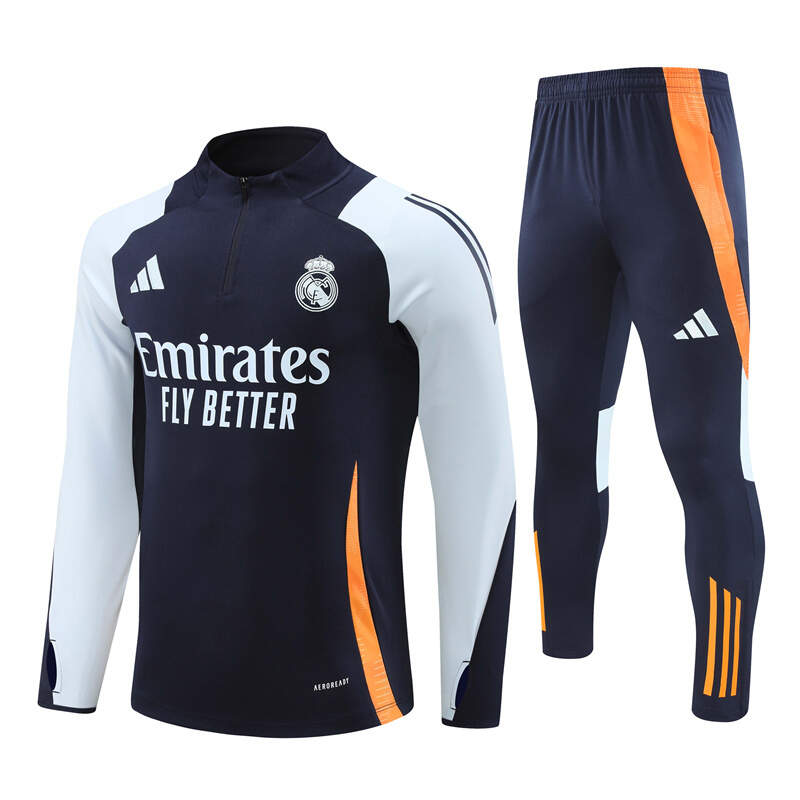 Chandal Real Madrid negro y blanco Chandal Real Madrid negro y blanco