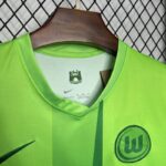 Wolfsburg camiseta verde cuello 2024