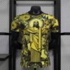 Camiseta Amarilla Cristo Redentor Brasil 2024-2025 versión Jugador