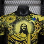 camiseta amarilla brasil cristo pecho
