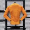 Alternative view of Camiseta Real Madrid segunda equipación manga larga naranja 2024/2025 versión jugador