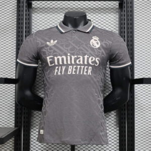 real madrid camiseta negro y blanco