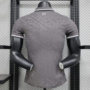 real madrid camiseta negro y blanco dorsal