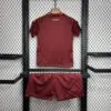 Conjunto-niño-primera-equipacion-AS-Roma-2024-2025-parte-trasera