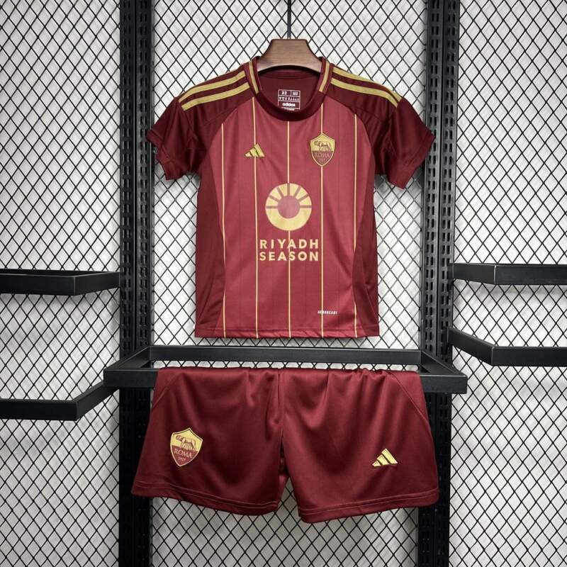 Conjunto-niño-primera-equipacion-AS-Roma-2024-2025 Conjunto-niño-primera-equipacion-AS-Roma-2024-2025