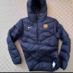 Abrigo de Invierno FC Barcelona Azul Marino parte delantera