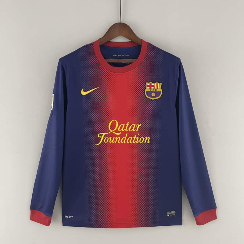 Camiseta Manga Larga Retro FC Barcelona 2012-2013 Local Camiseta Manga Larga Retro FC Barcelona 2012-2013 Local