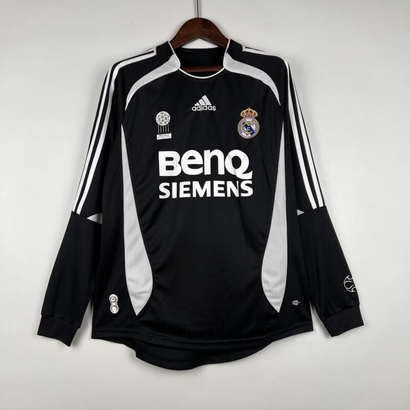 Camiseta Manga Larga Retro Real Madrid Tercera Equipación 2006-2007