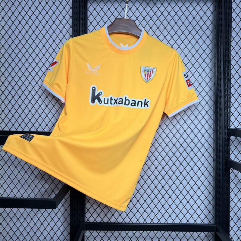 Camiseta Portero Athletic de Bilbao Amarillo 2024-2025 Camiseta Portero Athletic de Bilbao Amarillo 2024-2025