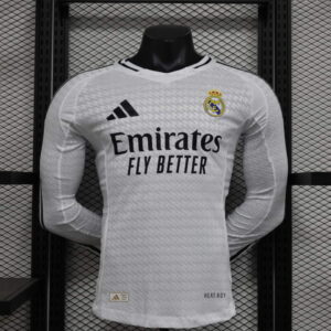 Camiseta Real Madrid Manga Larga Primera Equipacion 2024-2025