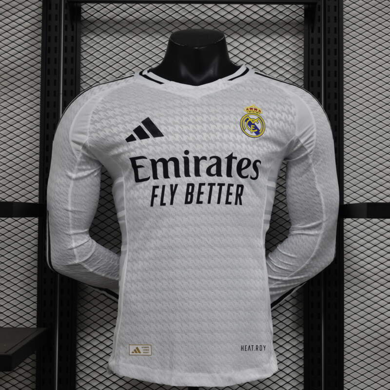Camiseta Real Madrid Manga Larga Primera Equipacion 2024-2025 Camiseta Real Madrid Manga Larga Primera Equipacion 2024-2025
