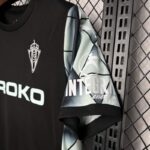 Camiseta Sporting de Gijón 2024-2025 segunda equipación puño