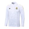 Chandal Real Madrid Blanco y Negro 2024-2025 chaqueta