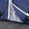 Chaqueta Gabardina Real Madrid Blanco-Azul parte inferior