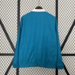 Cortaviento Reversible Real Madrid Celeste-Blanco 2024-2025 dorsal celeste