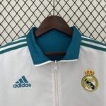 Cortaviento Reversible Real Madrid Celeste-Blanco 2024-2025 pecho blanco