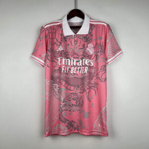 camiseta real madrid rosa dragon