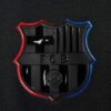 segunda equipacion barcelona 2024 - 2025 negra escudo