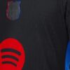 segunda equipacion barcelona 2024 - 2025 negra tejido version jugador