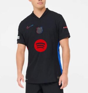 segunda equipacion barcelona 2024 - 2025 negra - version jugador