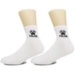 Calcetines Deportivos Entrenamiento de Futbol blanco