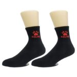 Calcetines Deportivos Entrenamiento de Futbol negro