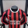 Camiseta AC Milán Manga Larga Primera Equipacion 2024-2025 pecho