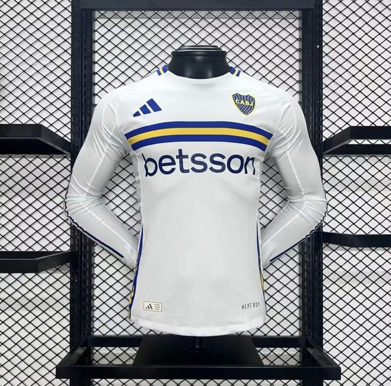 Camiseta Boca Juniors Manga Larga Segunda Equipacion 2024-2025 Camiseta Boca Juniors Manga Larga Segunda Equipacion 2024-2025