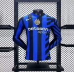 Camiseta Inter Milán Manga Larga Primera Equipacion 2024-2025