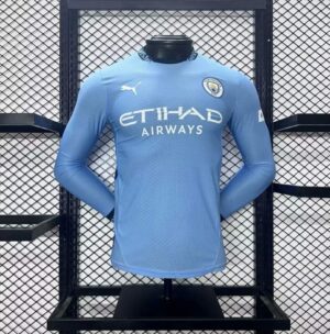 Camiseta Manchester City Manga Larga Primera Equipación 2024-2025