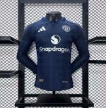 Camiseta Manchester United Manga Larga Segunda Equipacion 2024-2025