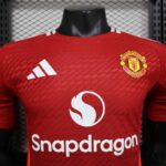Camiseta Manchester United Primera Equipacion Version Jugador 2024-2025 pecho