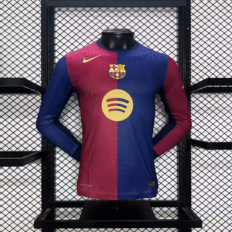 Camiseta Manga Larga FC Barcelona Versión Jugador 2024-2025
