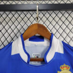 Camiseta Retro Deportivo de La Coruña Primera Equipacion 2003-2004 cuello delantero