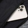Chaqueta Gabardina Arsenal Negro bolsillo
