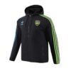 Chaqueta Gabardina Arsenal Negro parte costada
