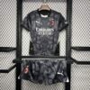 Conjunto Niño AC Milán Negro 2024-2025