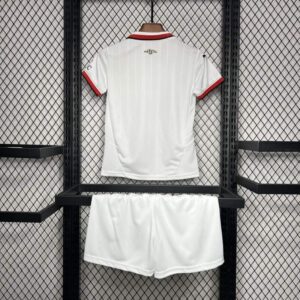 Conjunto Niño AC Milán Segunda Equipacion 2024-2025 dorsal