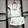 Conjunto Niño AC Milán Segunda Equipacion 2024-2025 parte delantera
