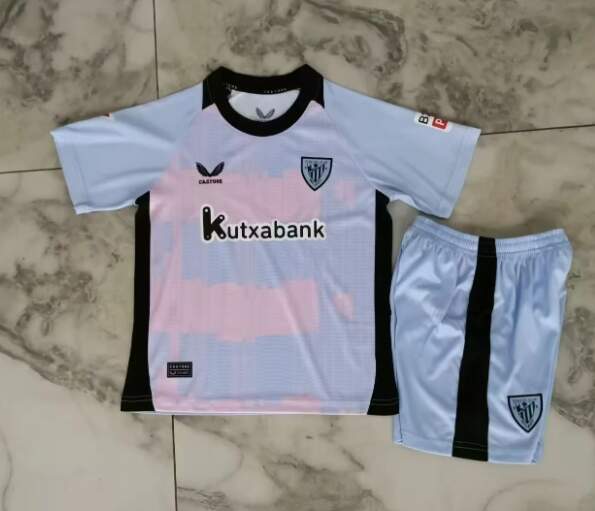 Conjunto Niño Athletic de Bilbao Tercera Equipacion 2024-2025
