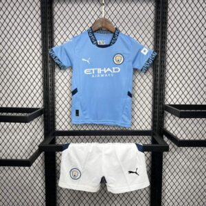 Conjunto Niño Manchester City Primera Equipacion 2024-2025