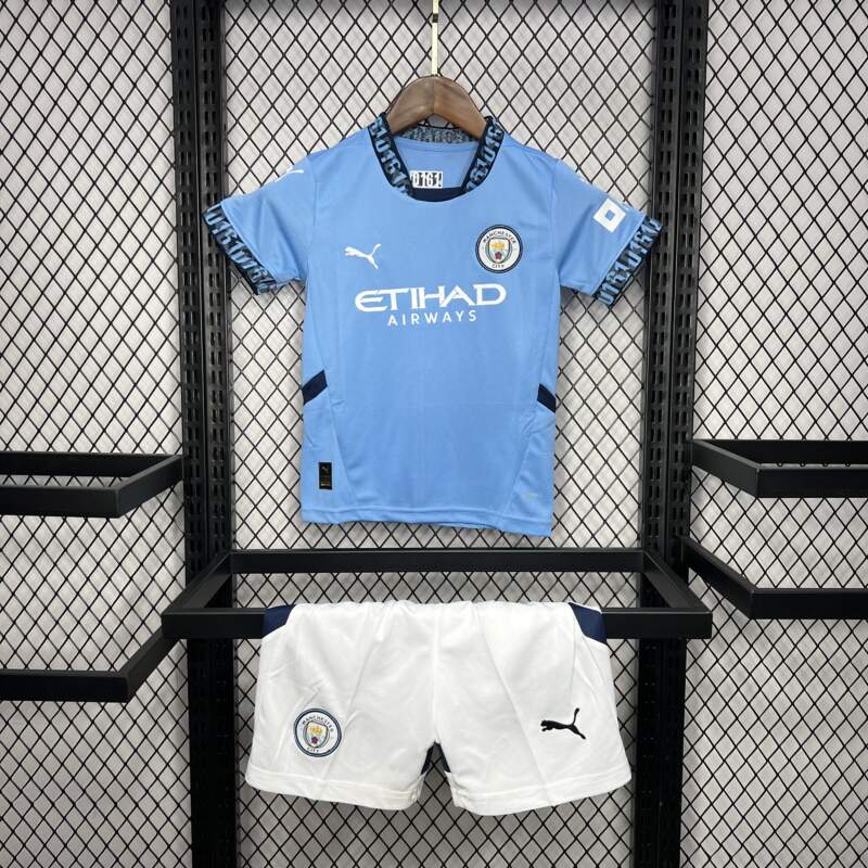 Conjunto Niño Manchester City Primera Equipacion 2024-2025 Conjunto Niño Manchester City Primera Equipacion 2024-2025
