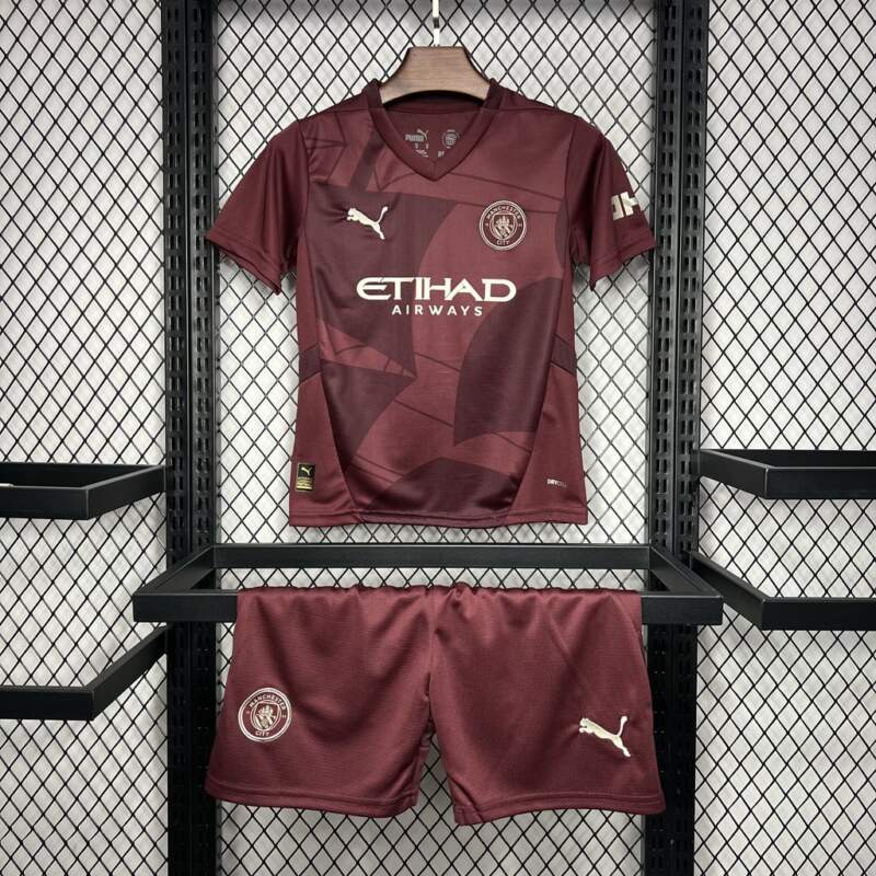 Conjunto Niño Manchester City Tercera Equipacion 2024-2025